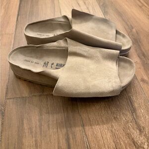 Fear of God x Birkenstock Tan Slide Sandals Size 9